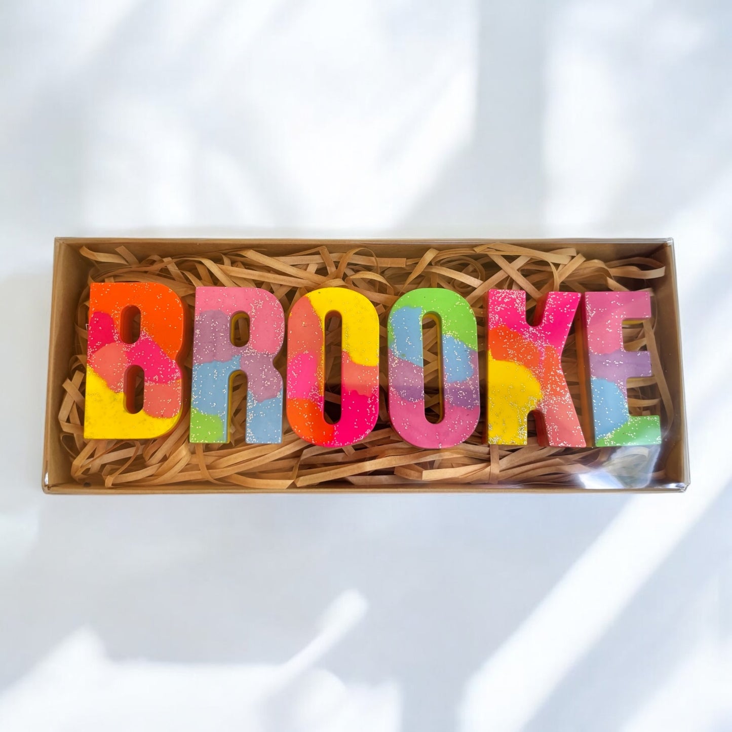 Personalised Crayons- marble -