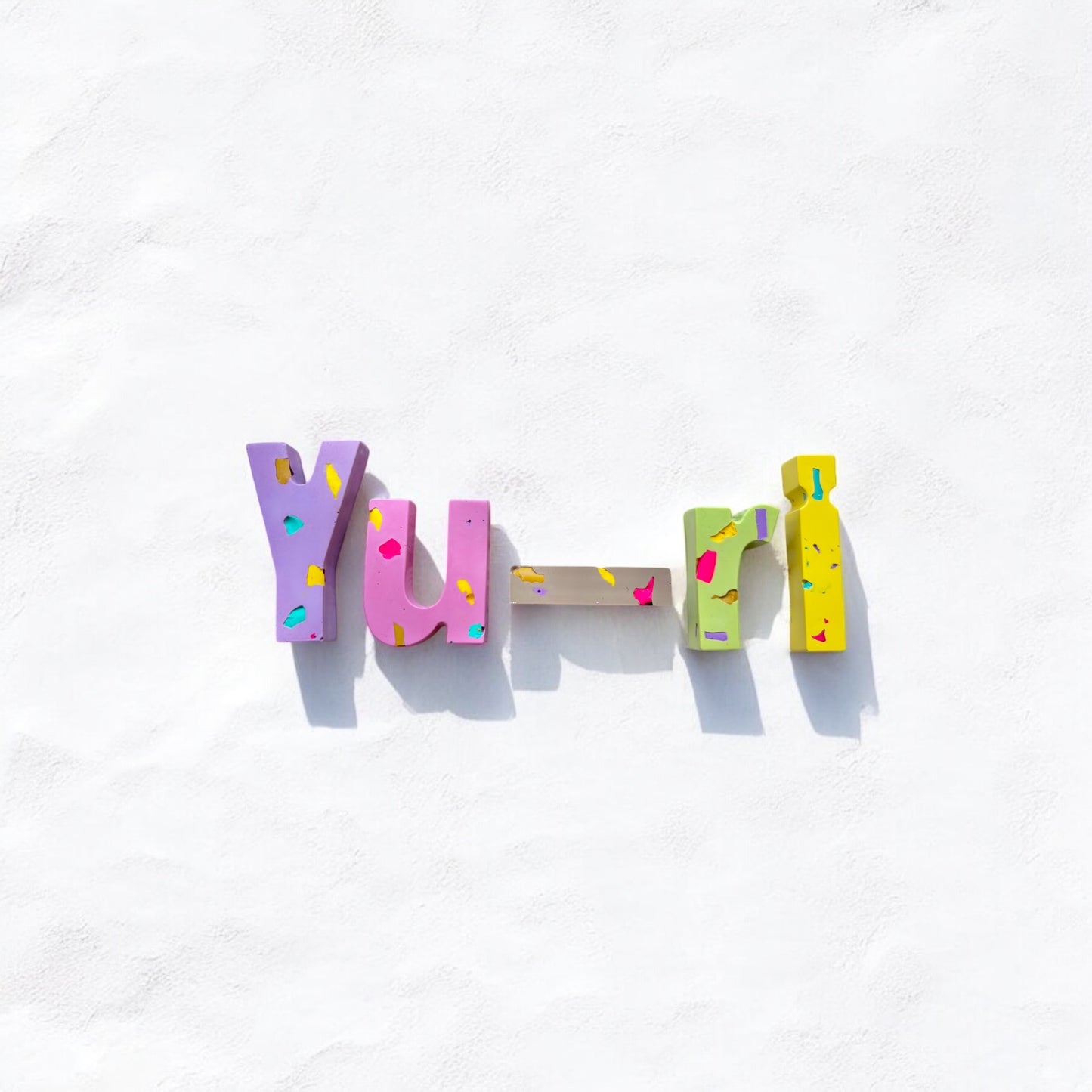 Personalised Crayons- colour chips -