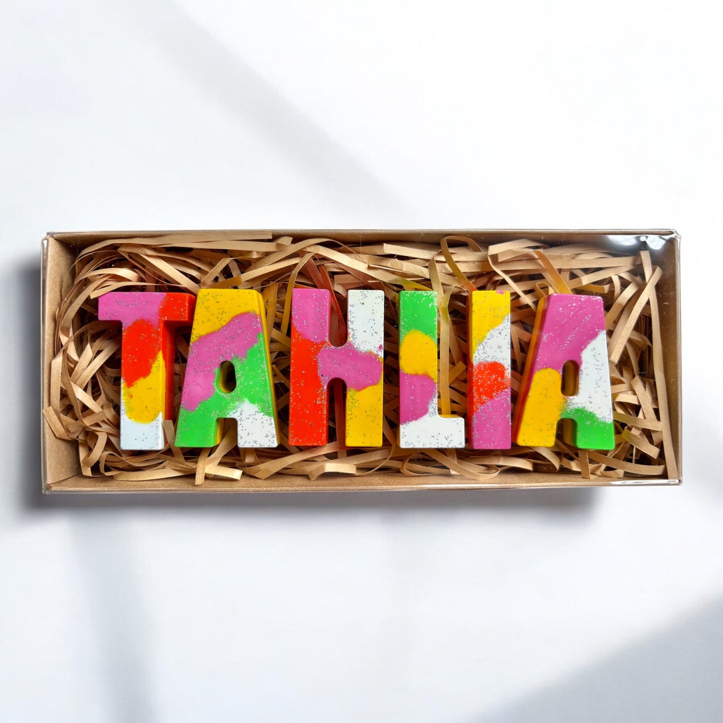 Personalised Crayons- marble -