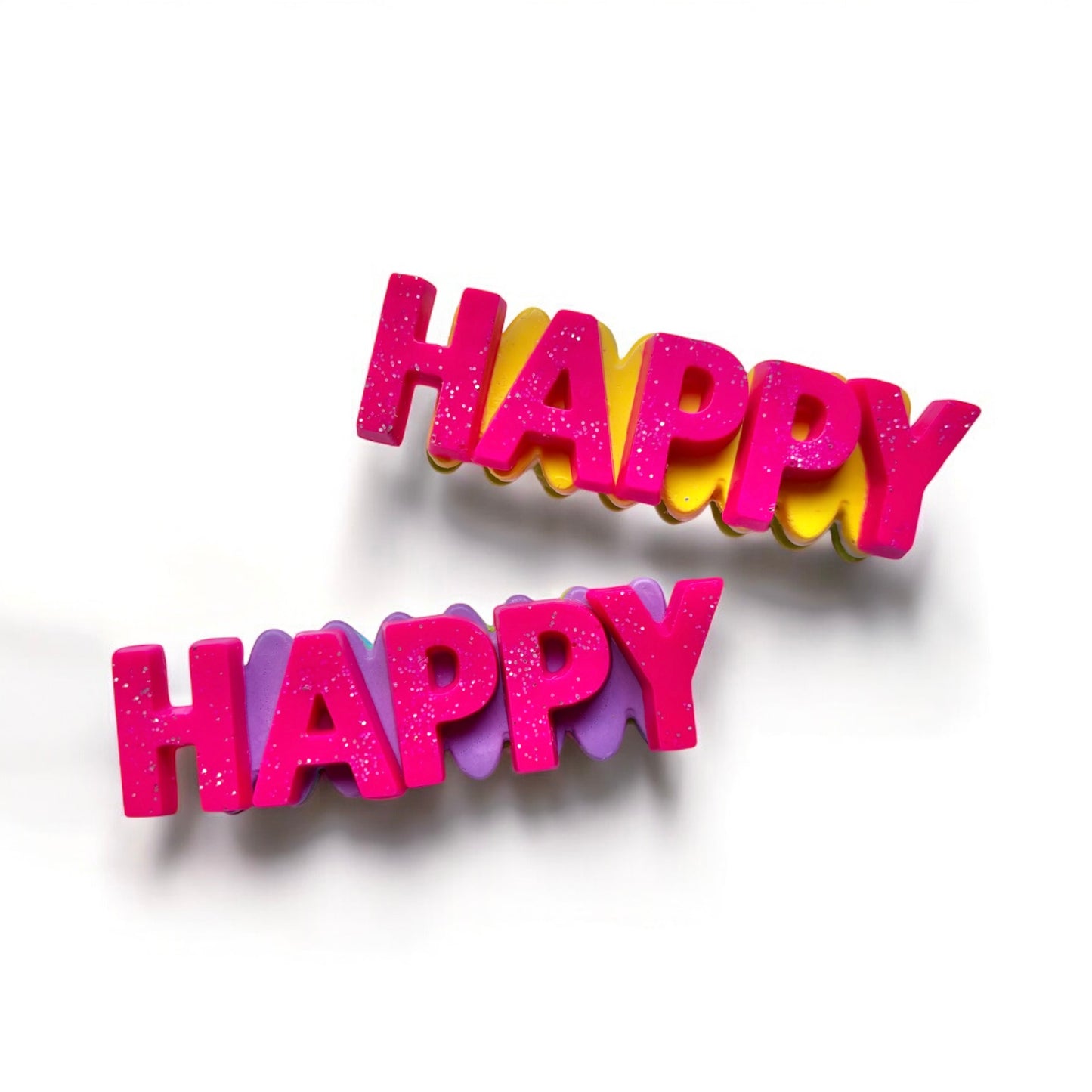 LOVE • HAPPY Plate Crayon with Keychain
