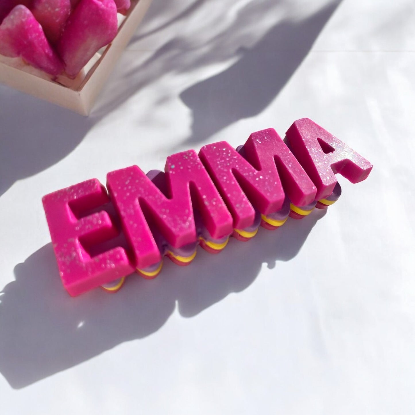 Name Plate Crayon with Keychain