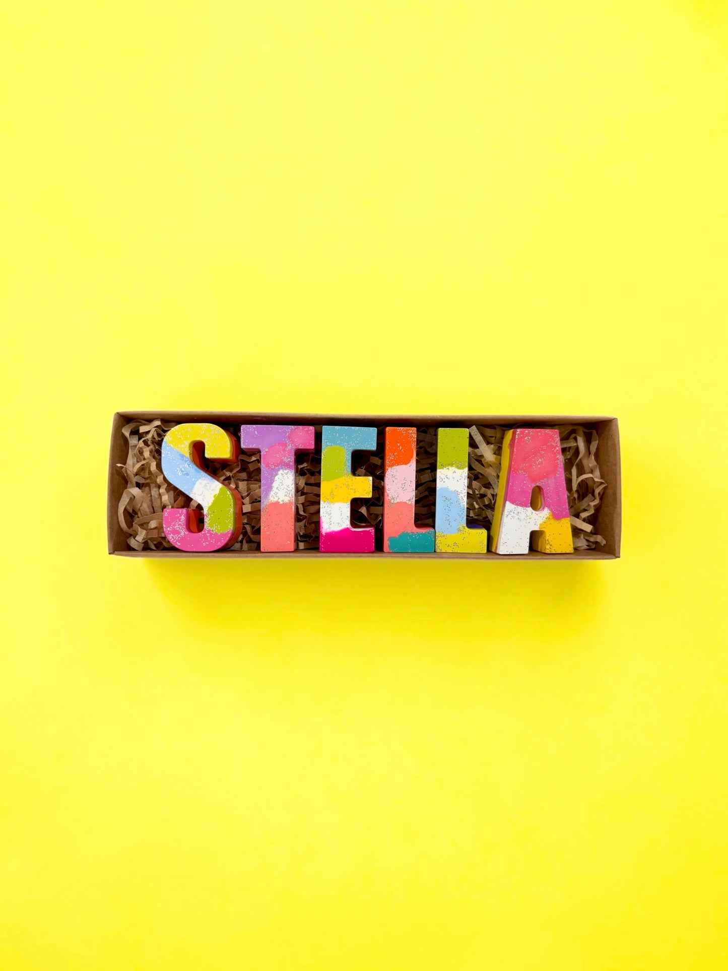 Custom Name Crayon Set
- marble -