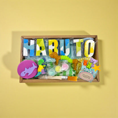 The Ultimate Sensory Art Box ~Custom Name Crayon Set~