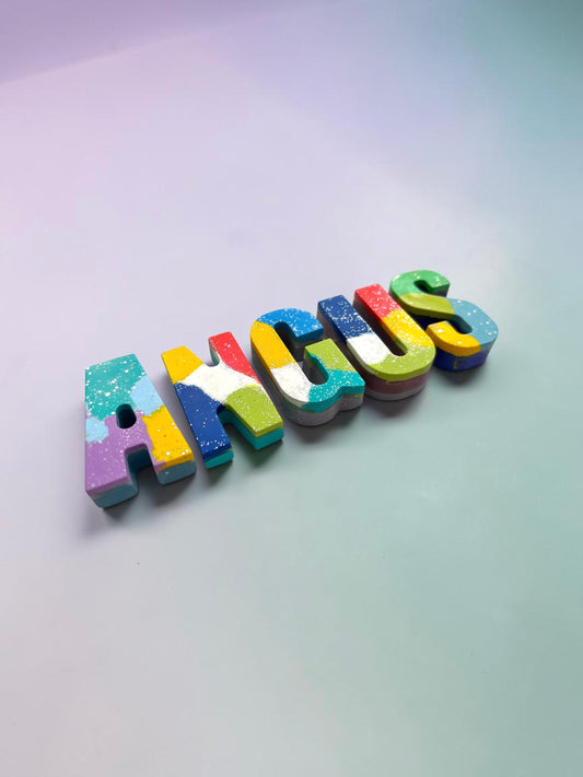 Custom Name Crayon Set
- marble -