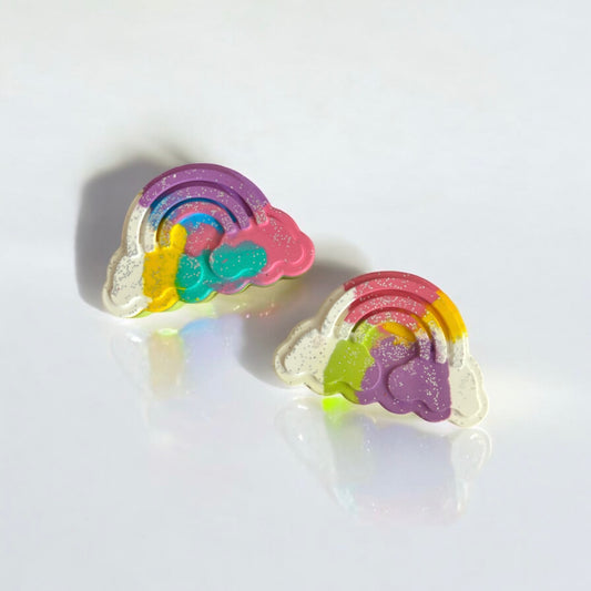 Rainbow crayons