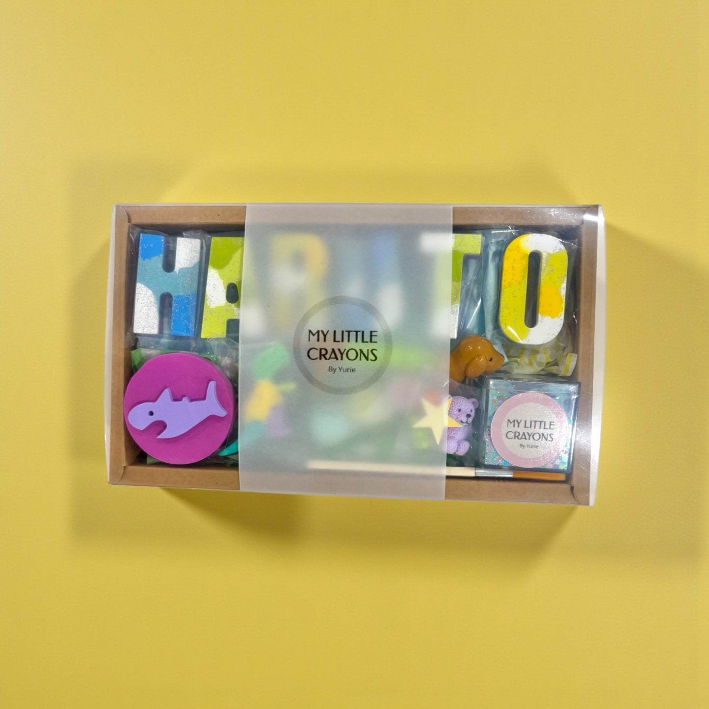 The Ultimate Sensory Art Box ~Custom Name Crayon Set~