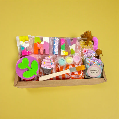 The Ultimate Sensory Art Box ~Custom Name Crayon Set~